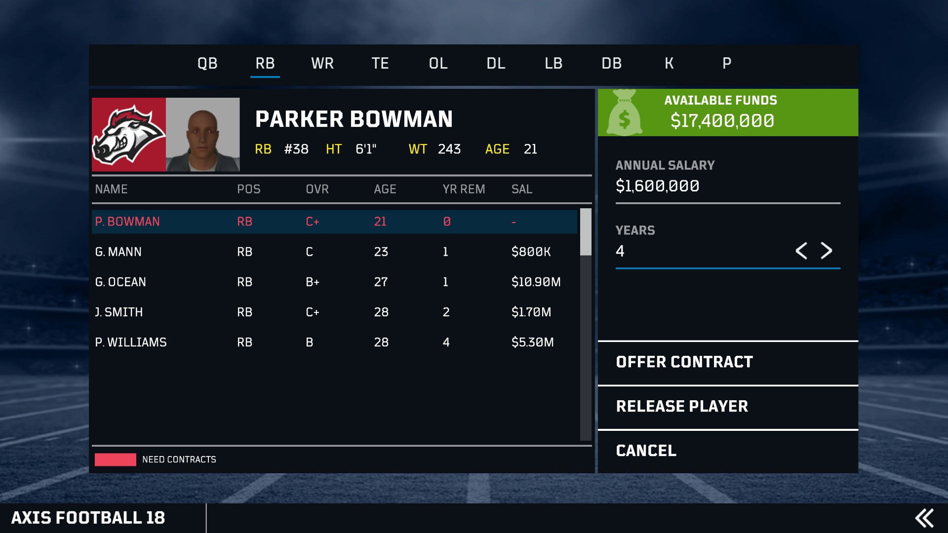 Скриншот из игры Axis Football 2018 - 38