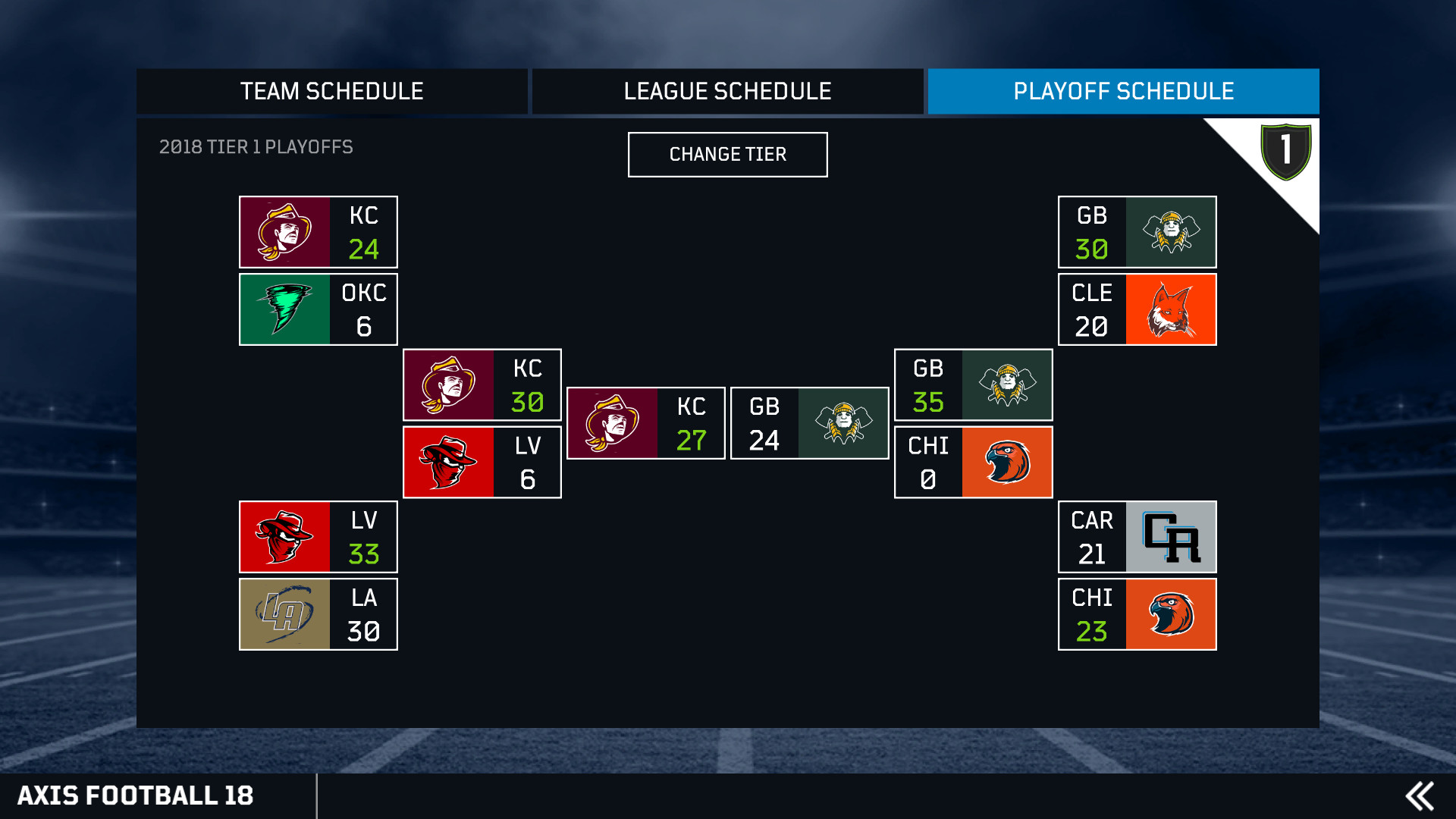 Скриншот из игры Axis Football 2018 - 54