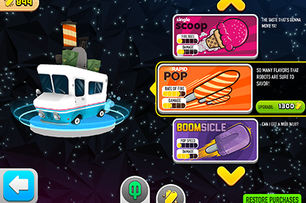 Скриншот из игры Robots Love Ice Cream - 1