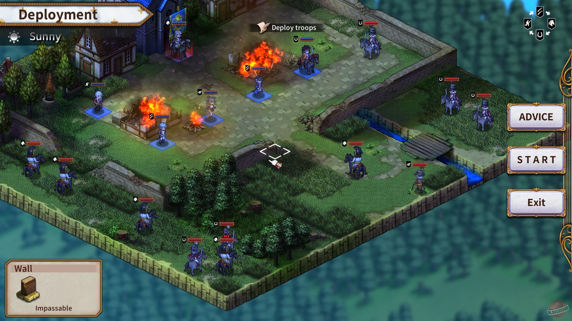 Скриншот из игры Banner of the Maid - 16