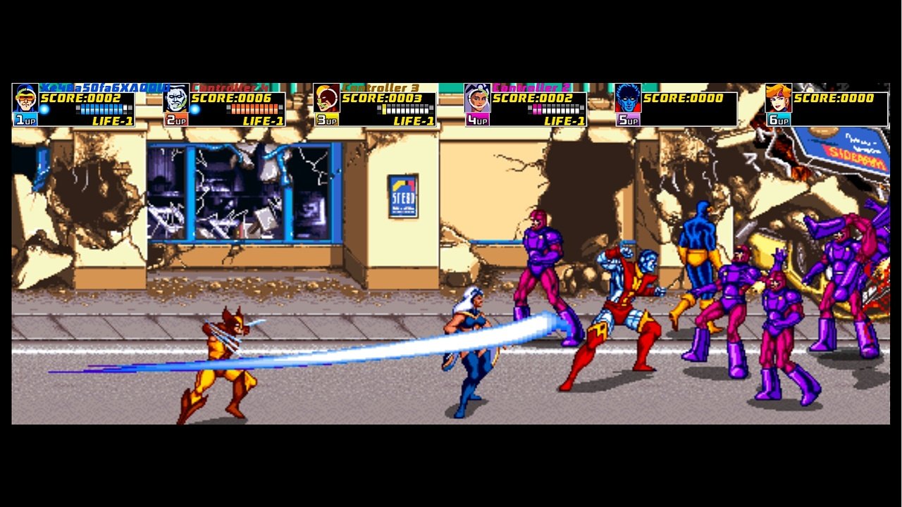 Скриншот из игры X-Men Arcade - 1