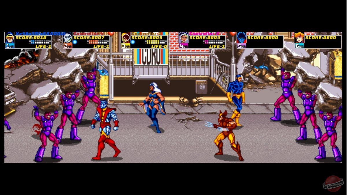 Скриншот из игры X-Men Arcade - 6