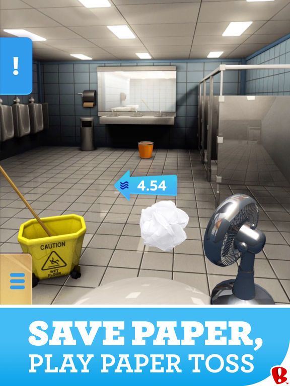 Скриншот из игры Paper Toss - 15
