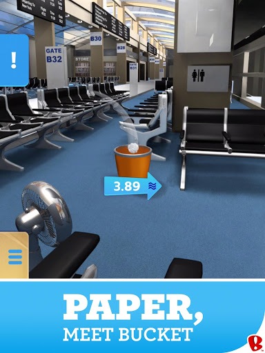 Скриншот из игры Paper Toss - 9