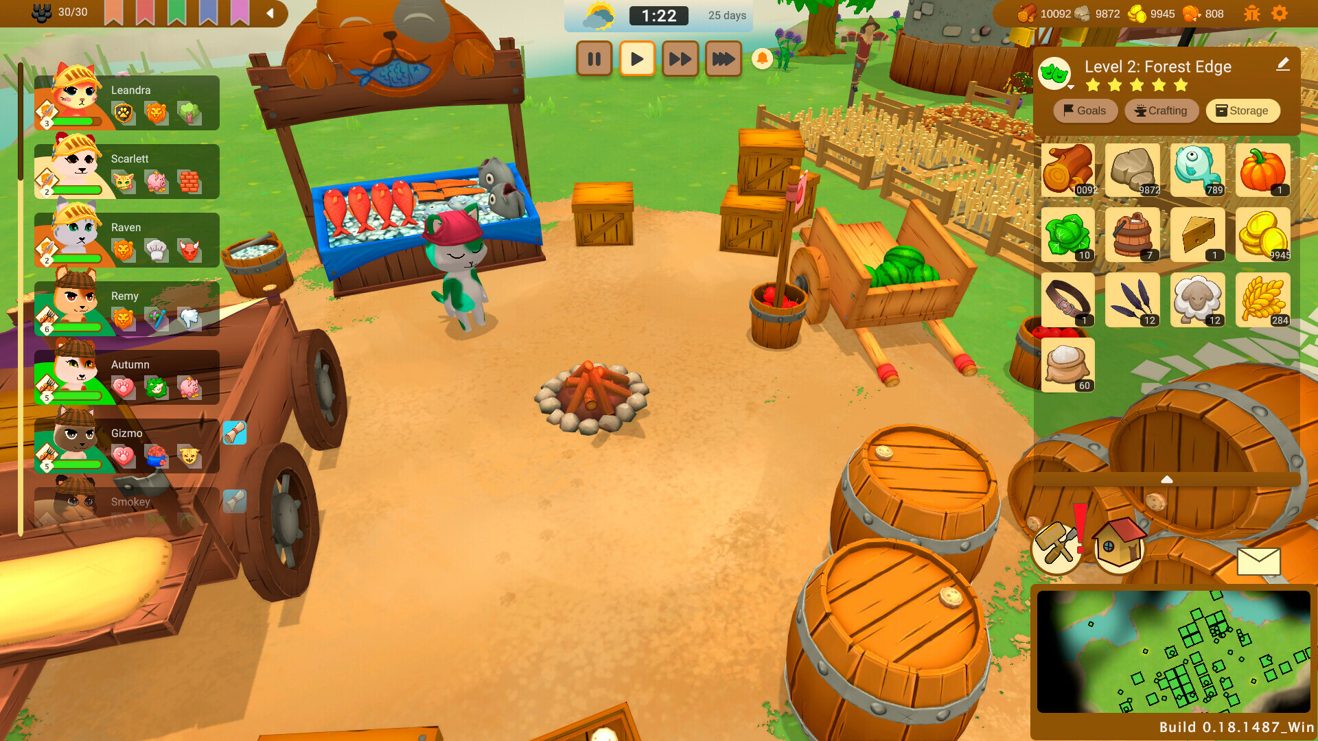 Скриншот из игры Catizens - 1