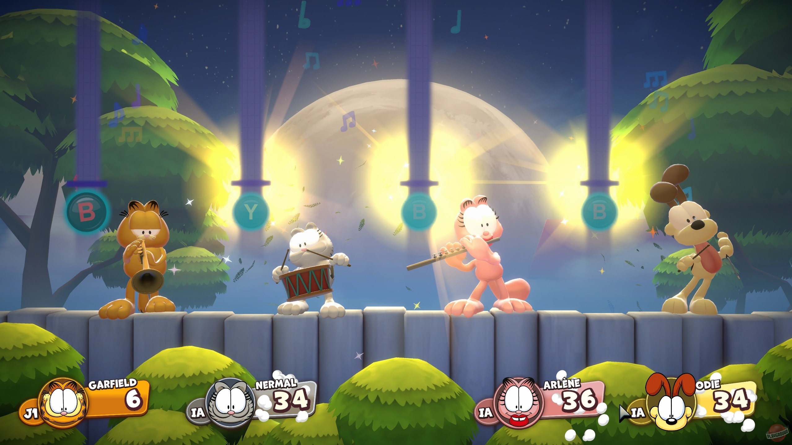 Скриншот из игры Garfield: Lasagna Party - 2