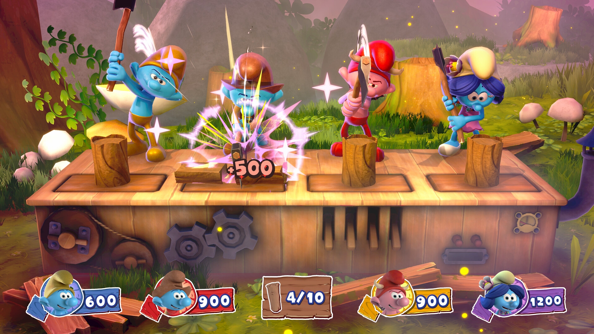 Скриншот из игры The Smurfs: Village Party - 1