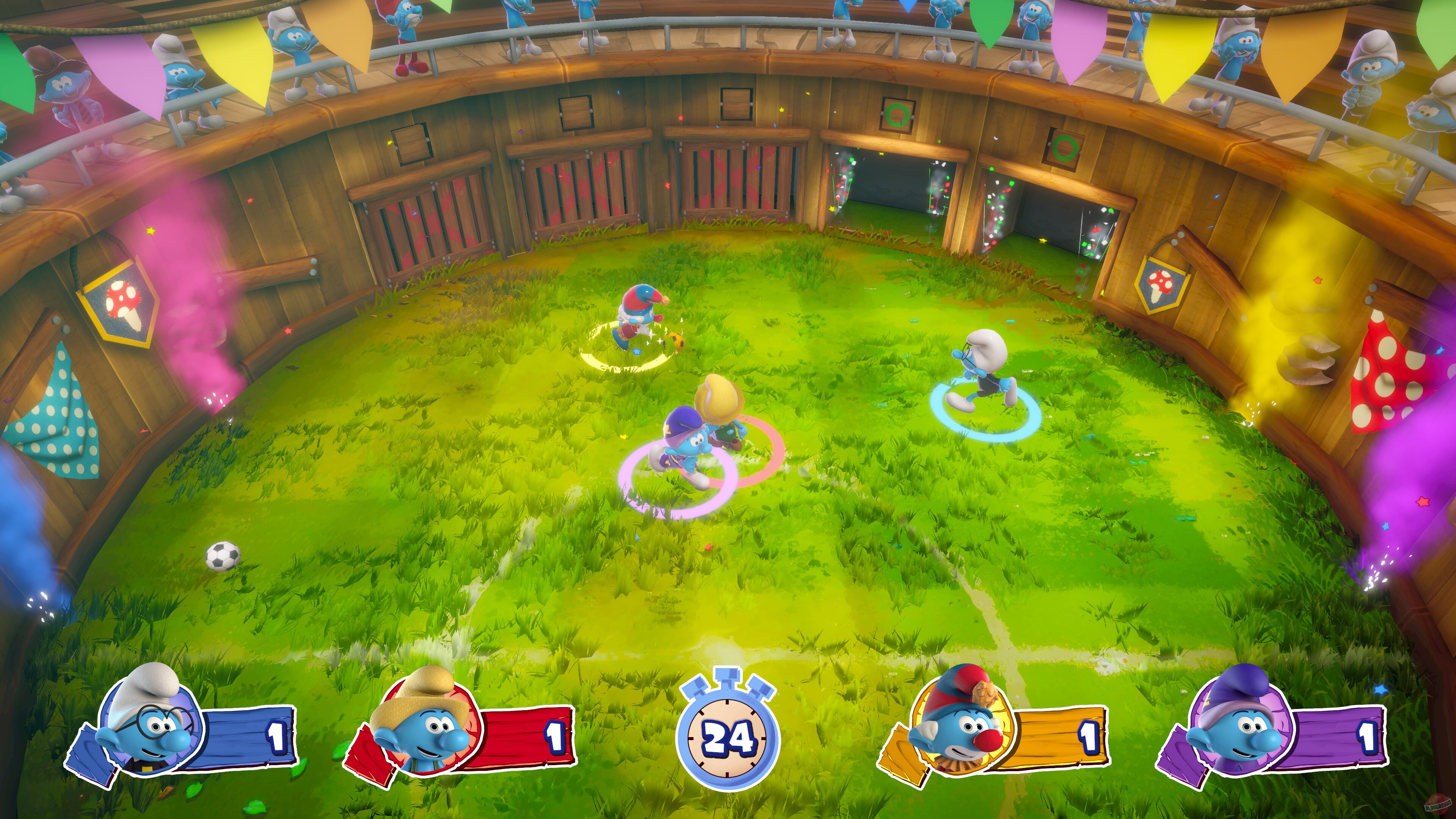 Скриншот из игры The Smurfs: Village Party - 4