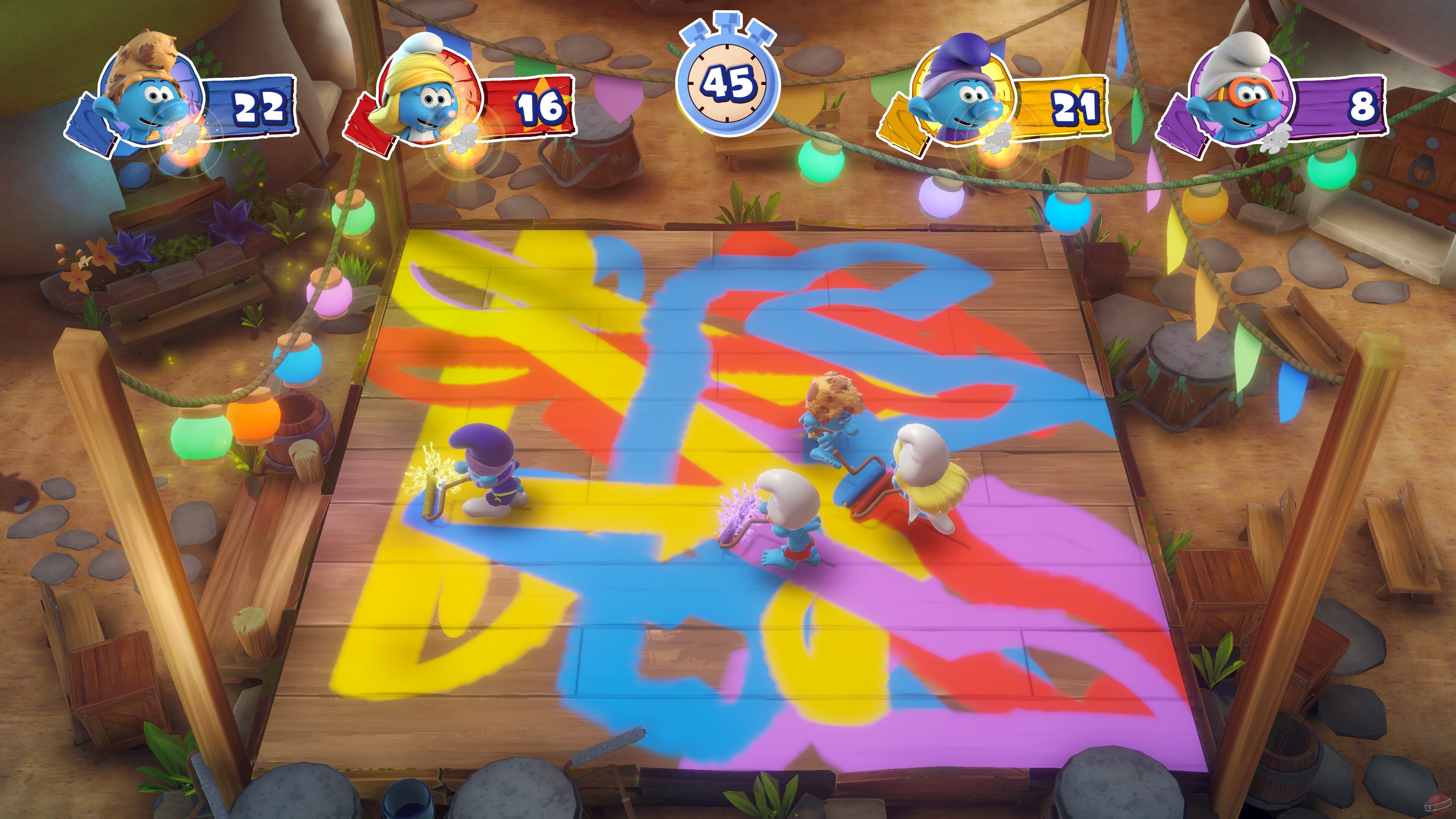 Скриншот из игры The Smurfs: Village Party - 5