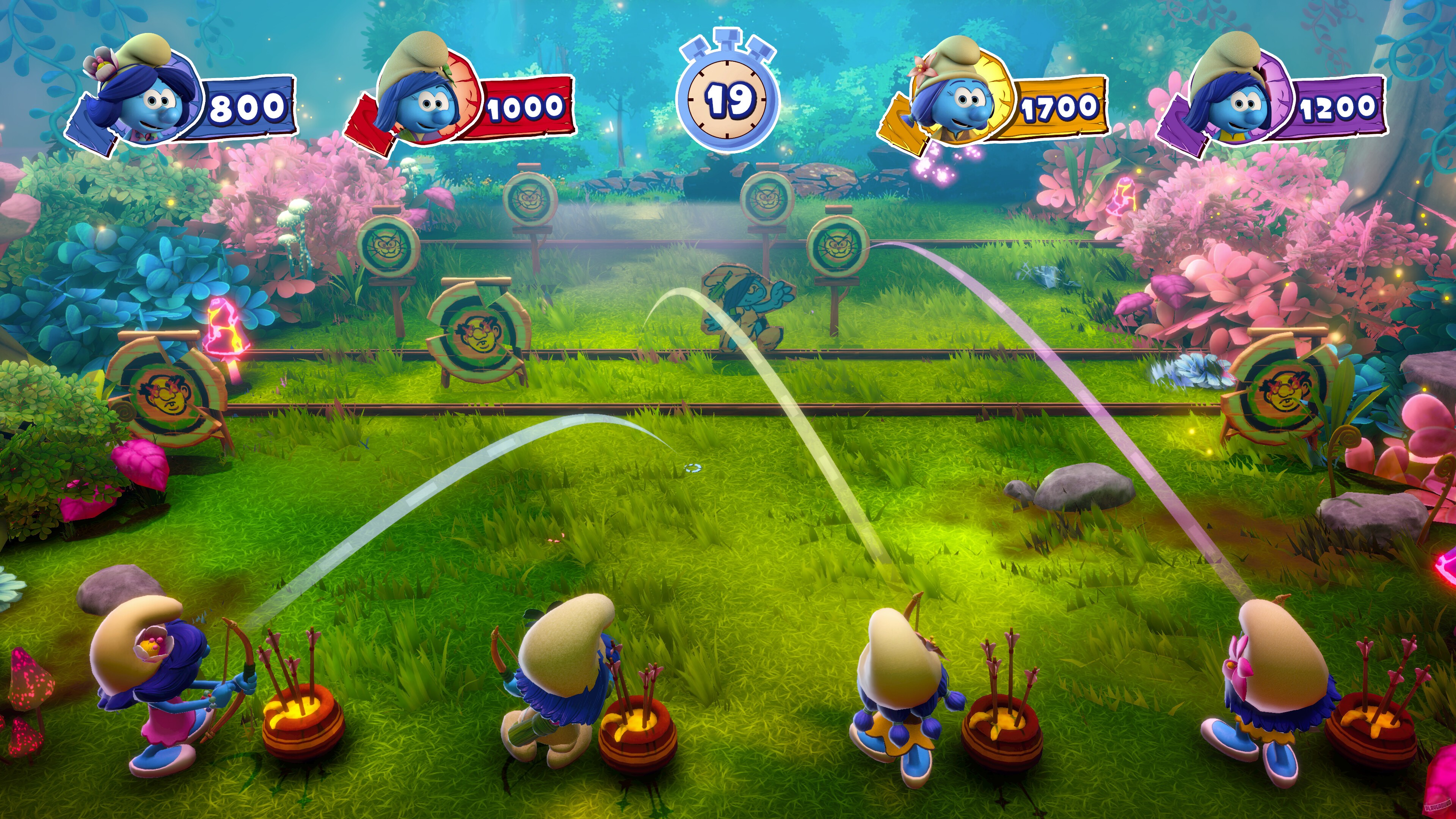 Скриншот из игры The Smurfs: Village Party - 2