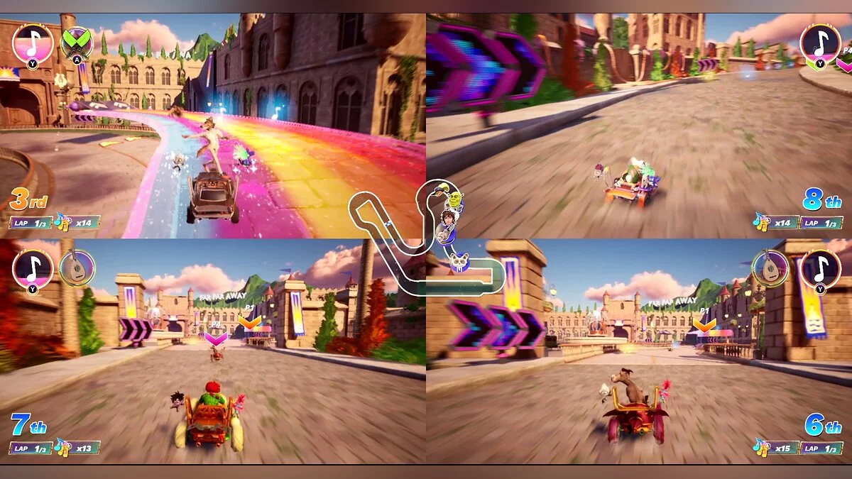 Скриншот из игры DreamWorks All-Star Kart Racing - 1