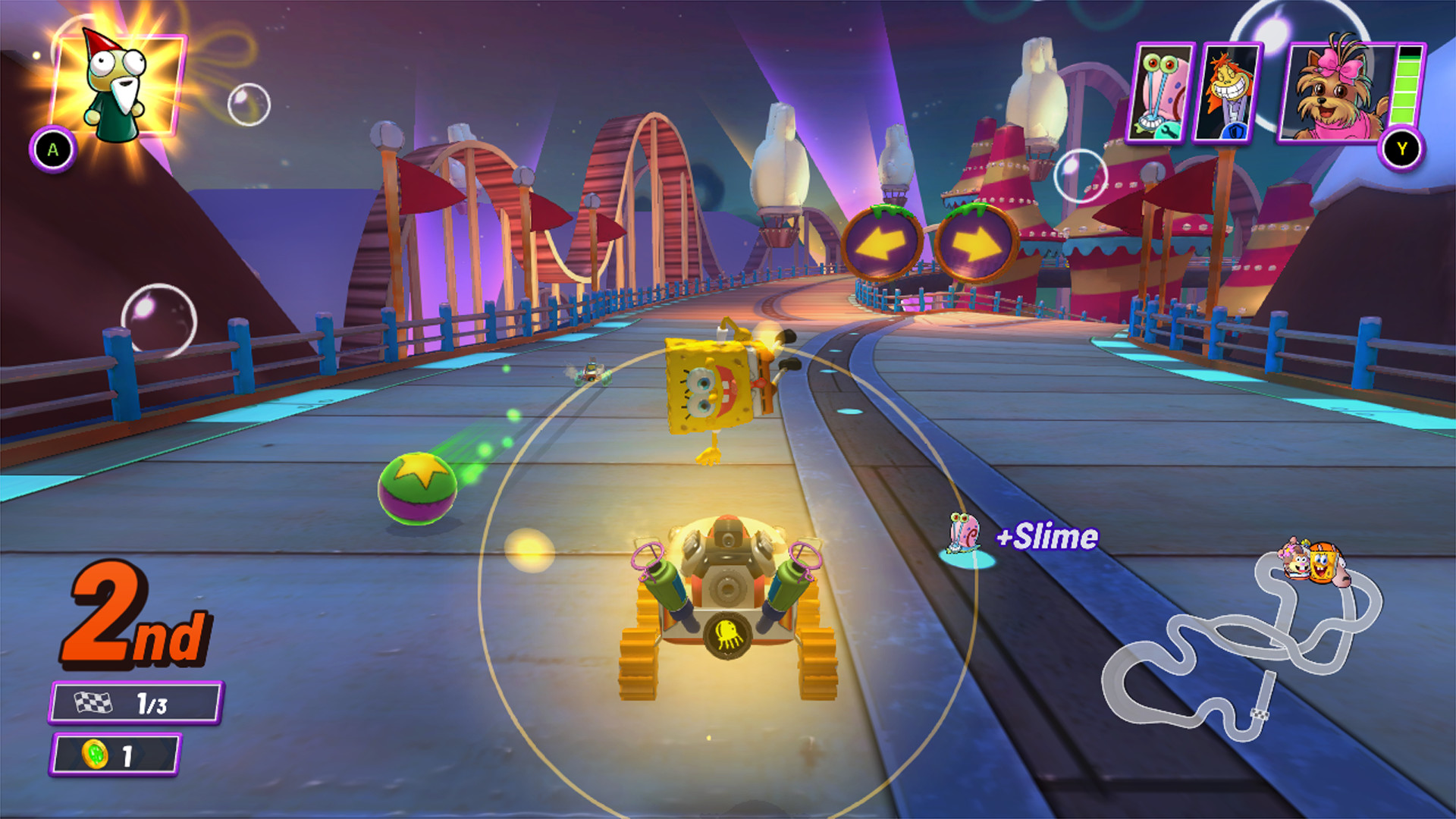 Скриншот из игры Nickelodeon Kart Racers 2: Grand Prix - 1