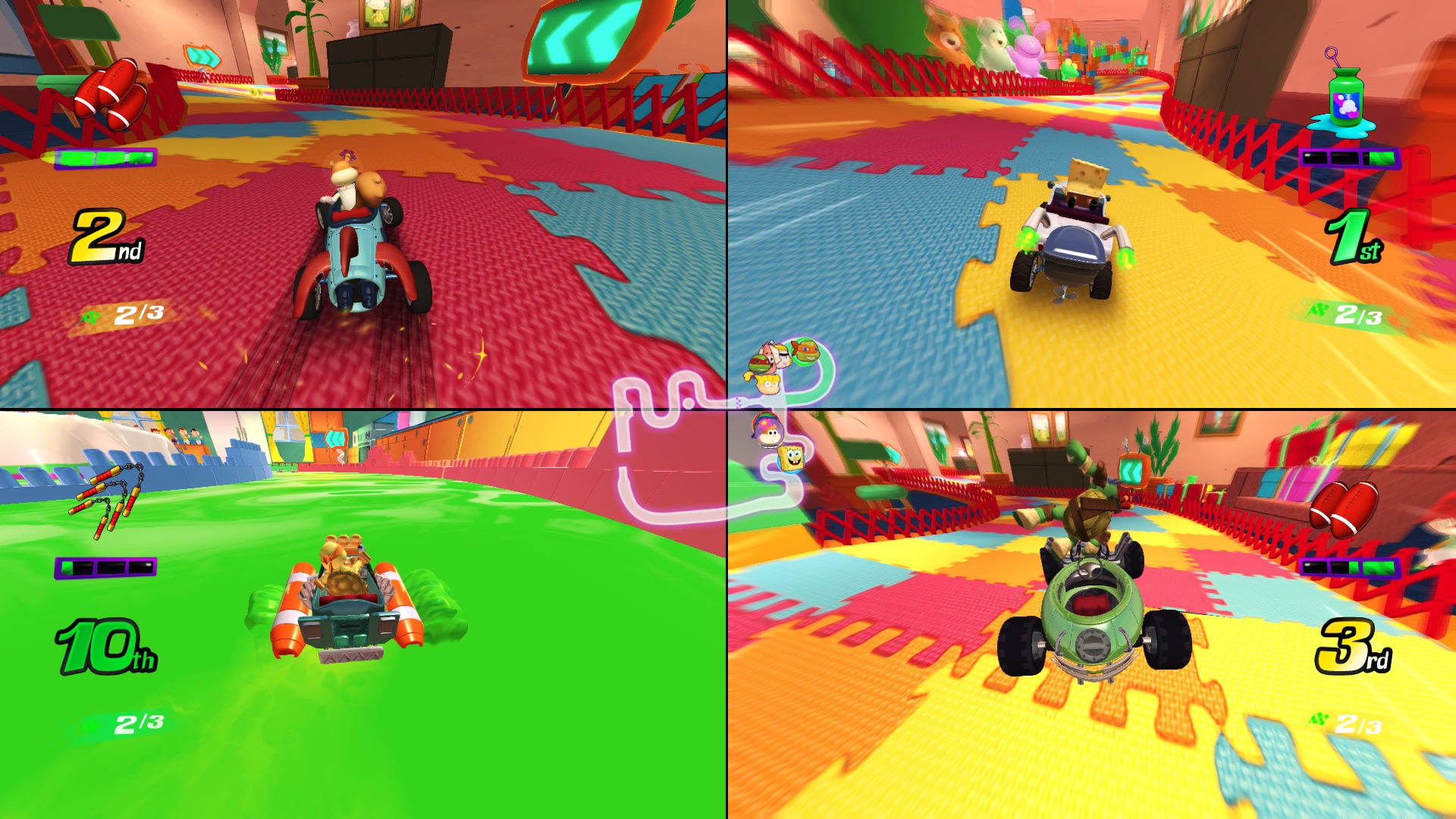 Скриншот из игры Nickelodeon Kart Racers - 17