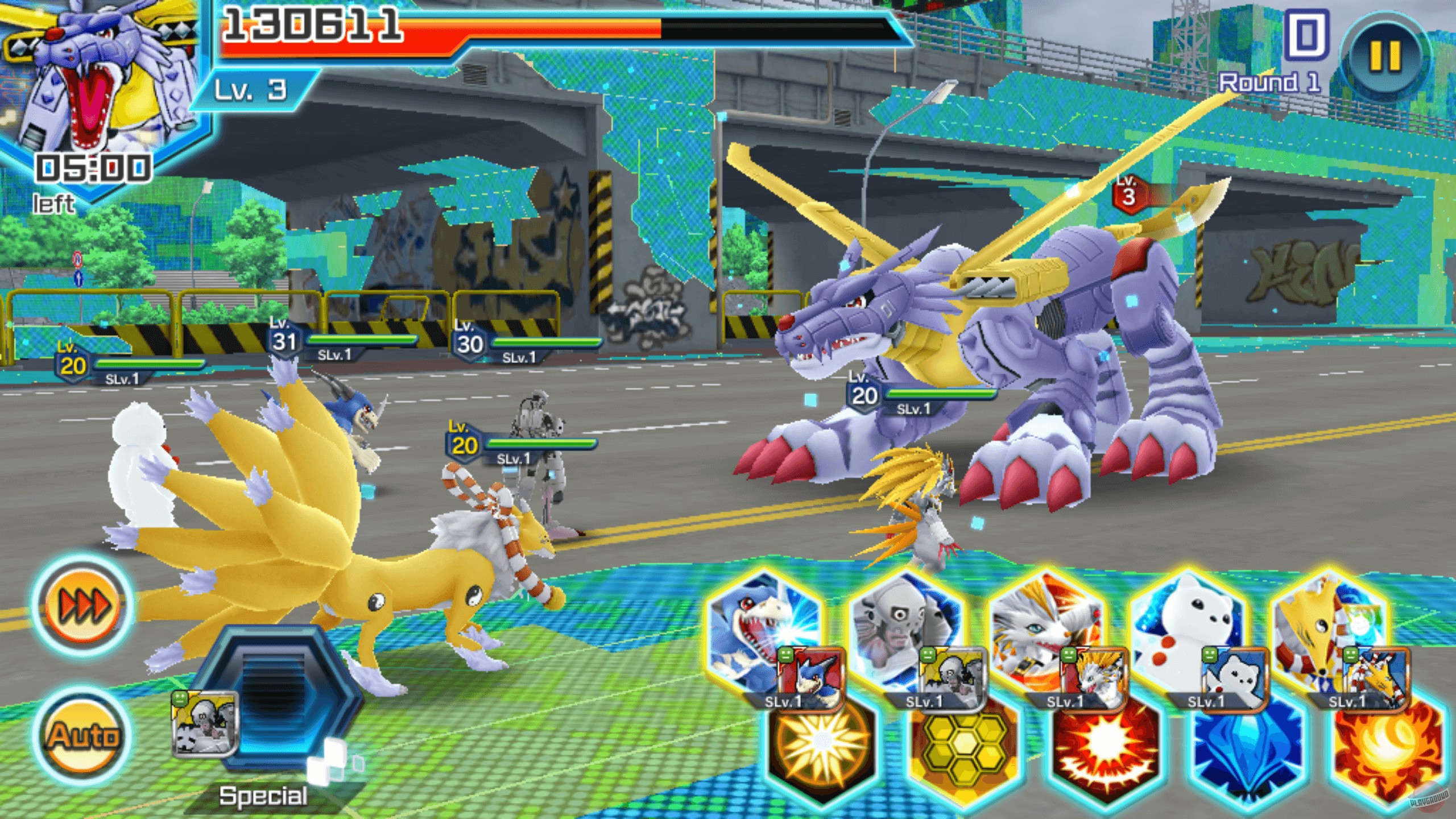 Скриншот из игры Digimon ReArise - 2