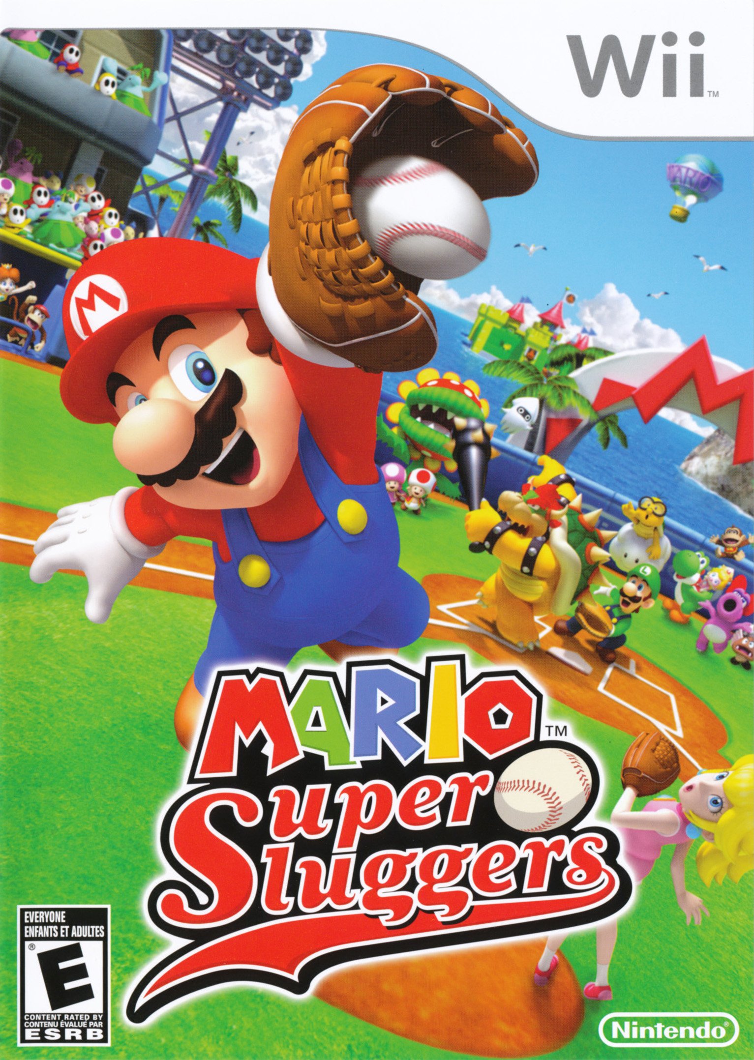 Обложка игры Mario Super Sluggers
