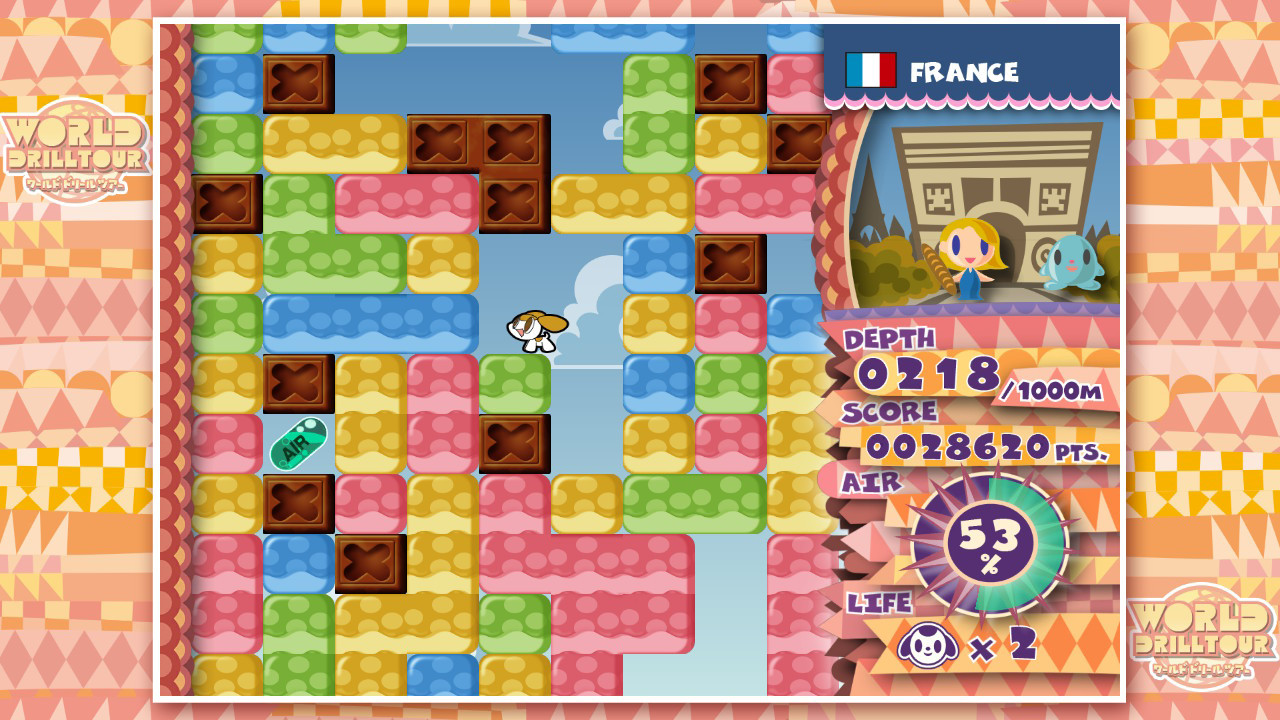 Скриншот из игры Mr. Driller: Drill Land - 9