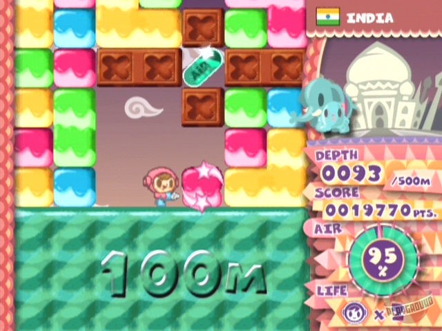 Скриншот из игры Mr. Driller: Drill Land - 14