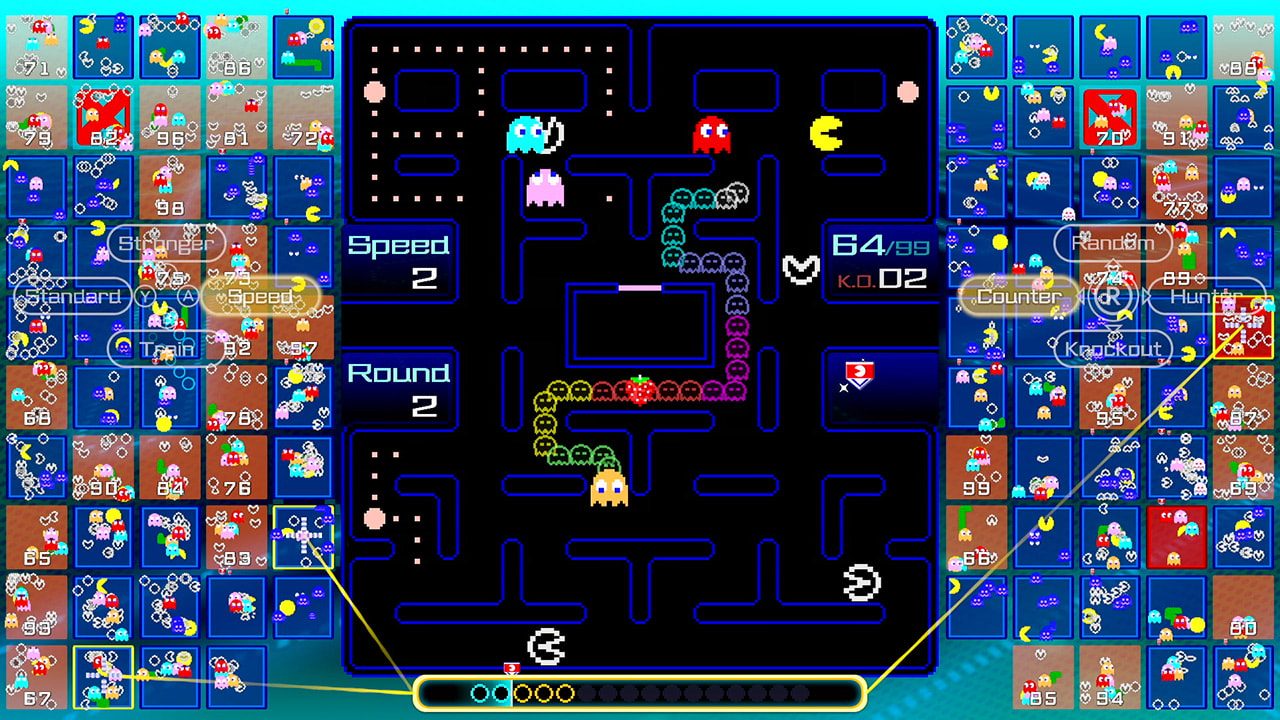 Скриншот из игры Pac-Man 99 - 5