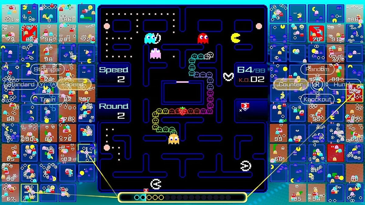 Скриншот из игры Pac-Man 99 - 4