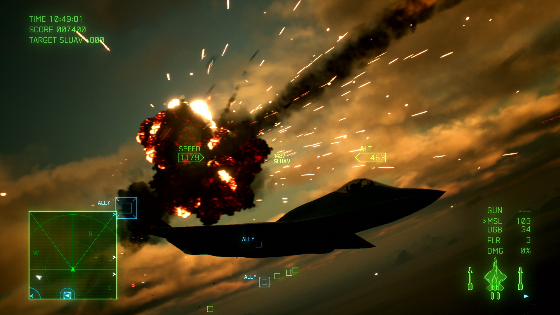 Скриншот из игры Ace Combat 7: Skies Unknown - Ten Million Relief Plan - 10