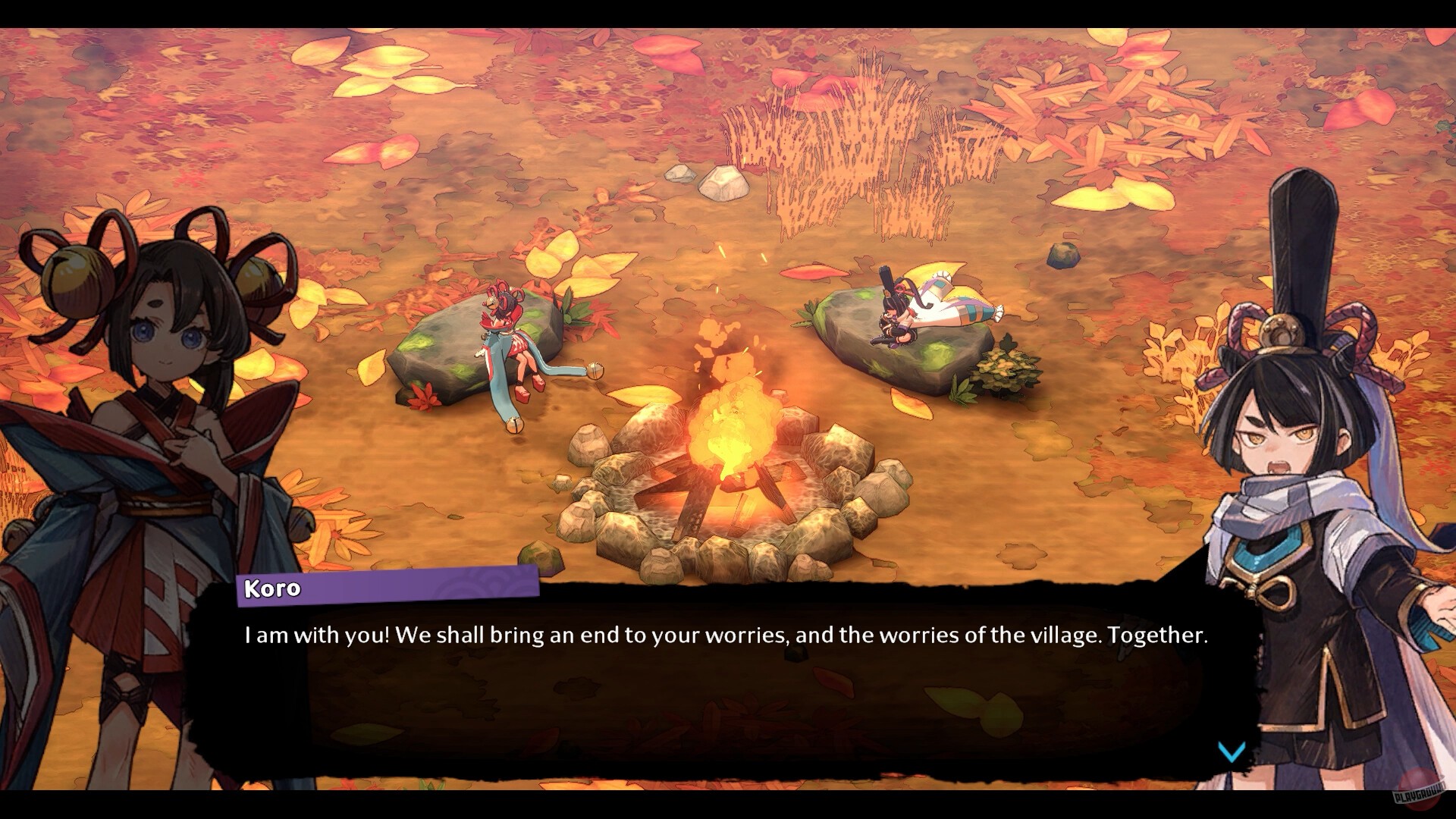 Скриншот из игры Towa and the Guardians of the Sacred Tree - 4