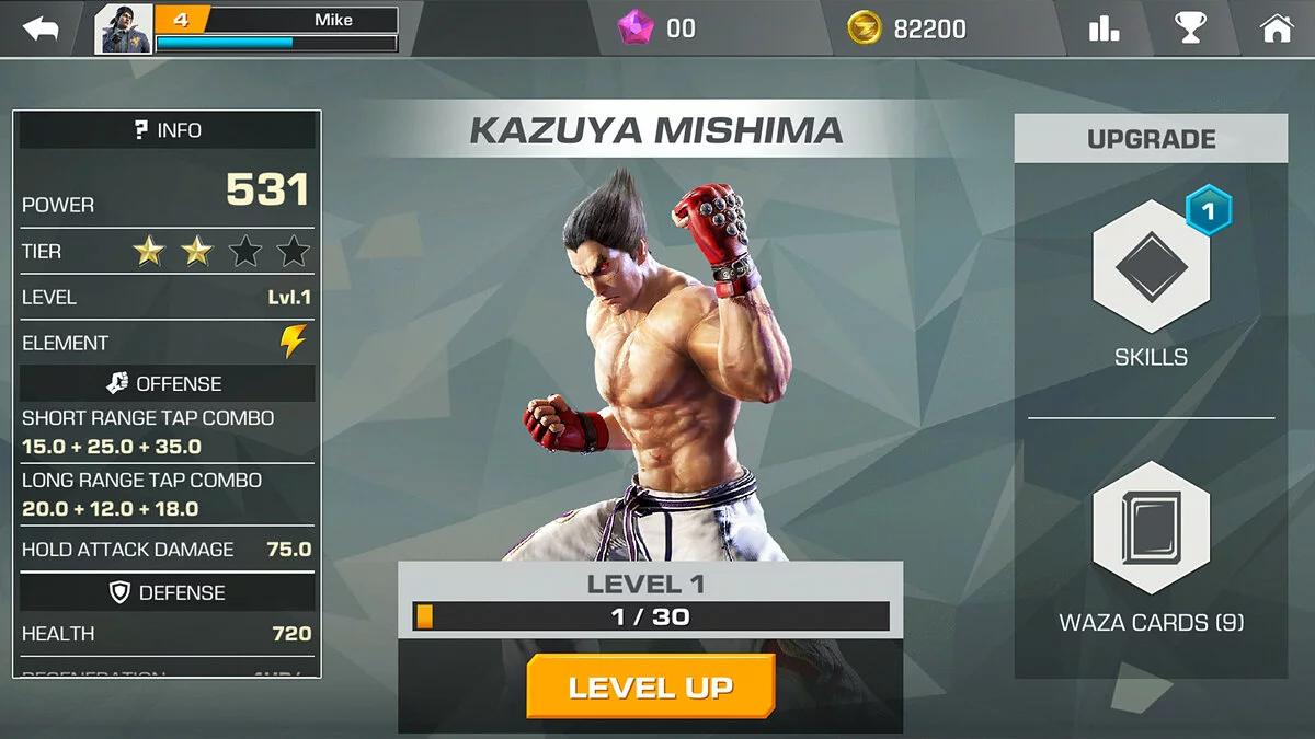 Скриншот из игры Tekken Mobile - 8