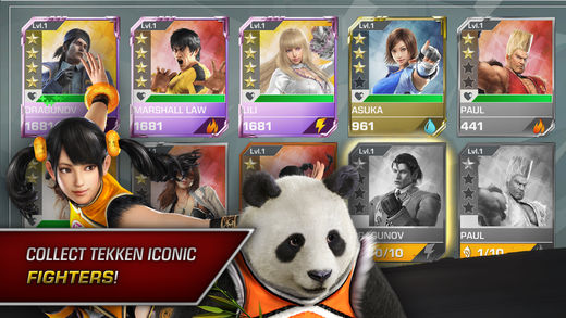 Скриншот из игры Tekken Mobile - 7