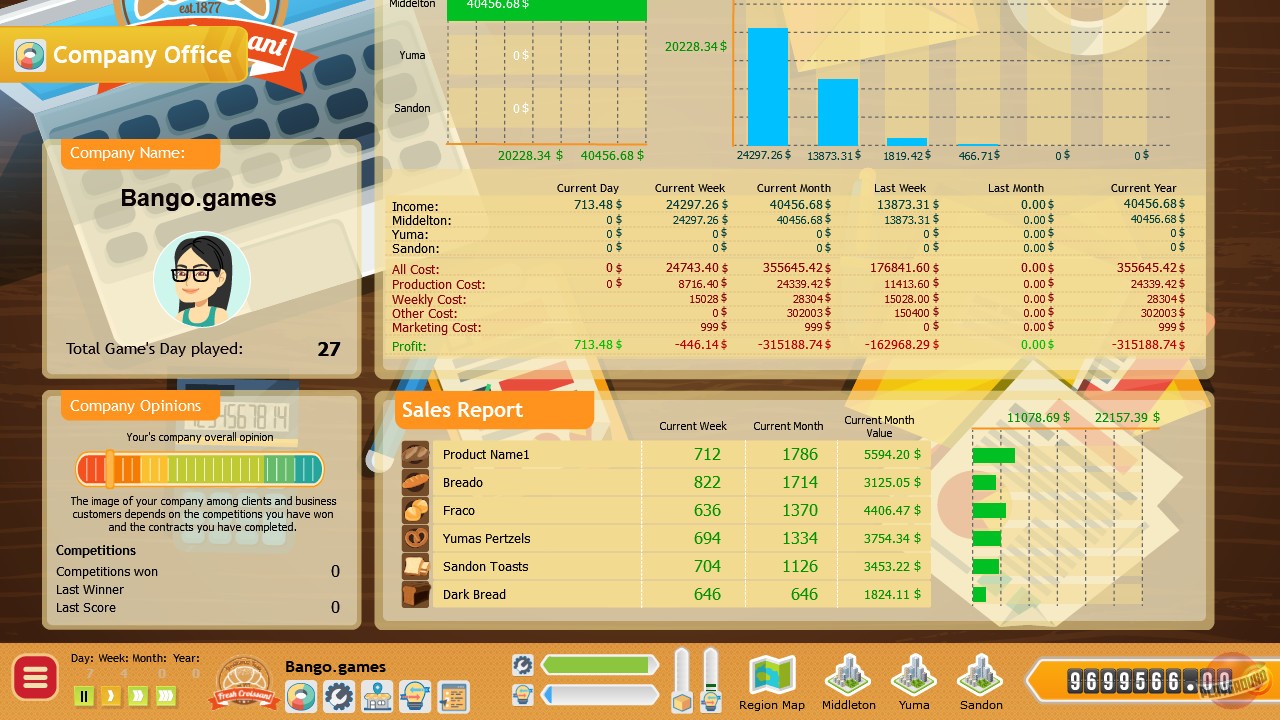 Скриншот из игры Bakery Biz Tycoon - 13