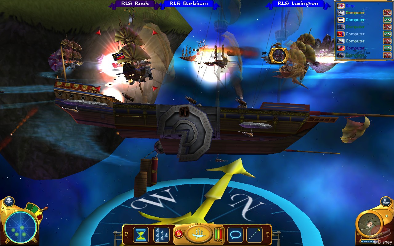 Скриншот из игры Disney's Treasure Planet: Battle of Procyon - 2