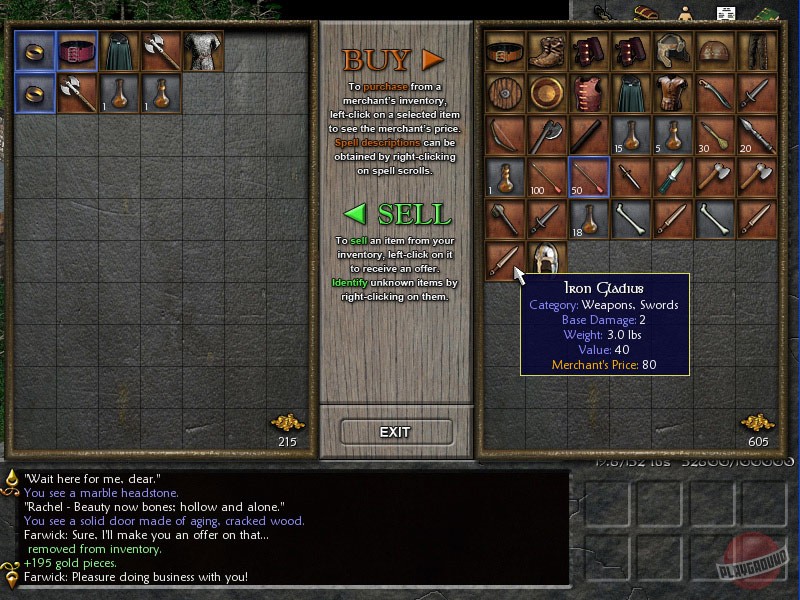 Скриншот из игры Eschalon: Book 1 - 6