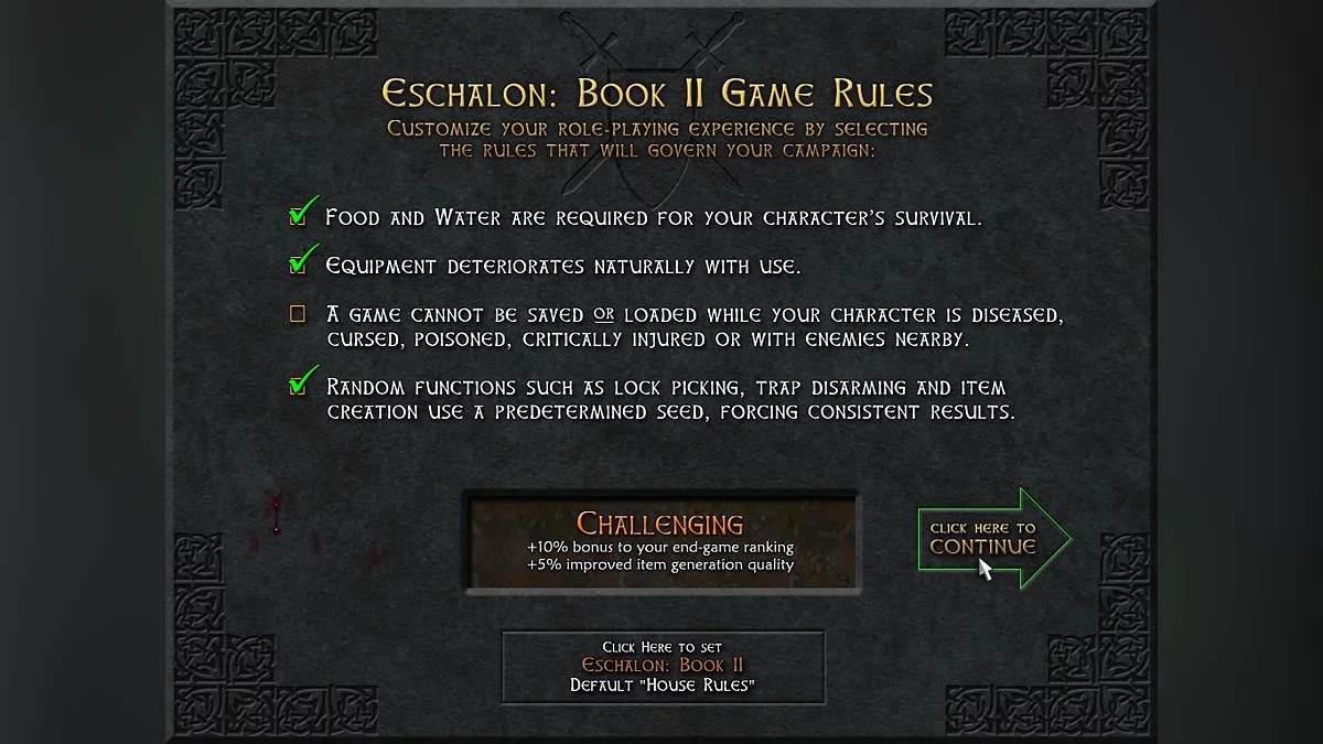 Скриншот из игры Eschalon: Book 2 - 5