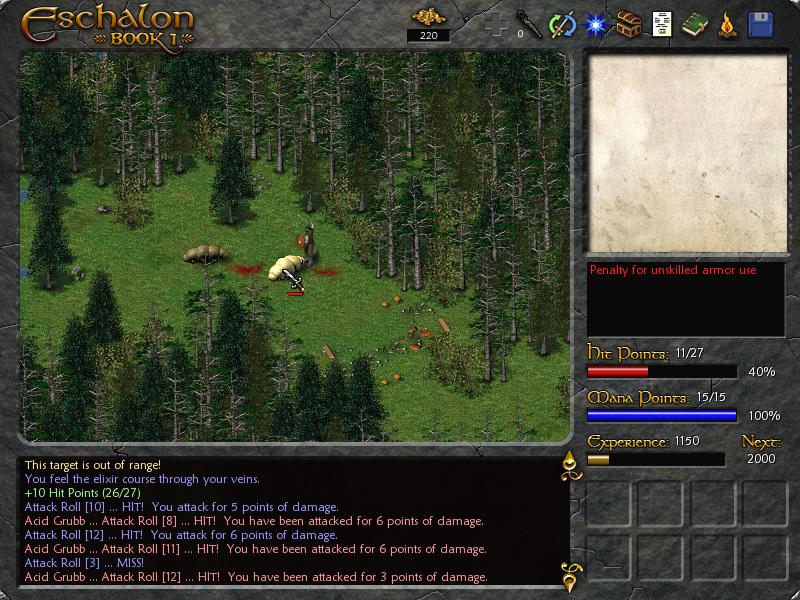 Скриншот из игры Eschalon: Book I - 7