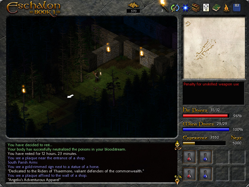 Скриншот из игры Eschalon: Book I - 22