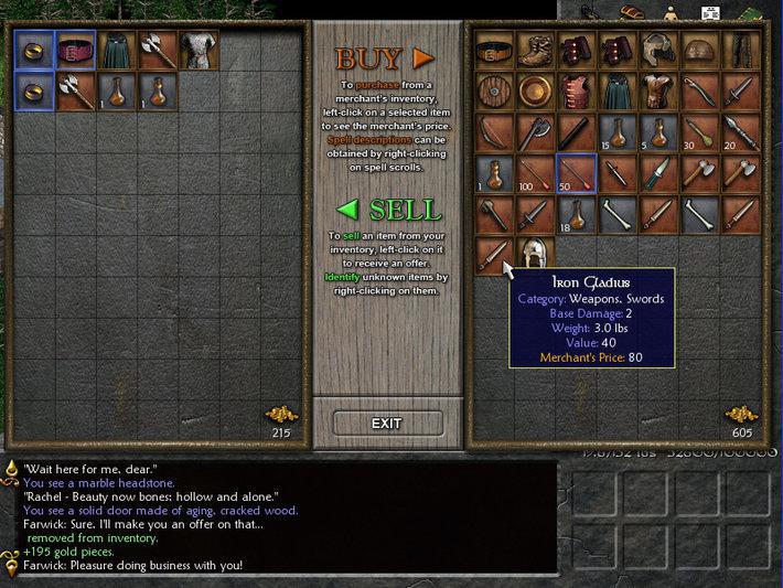 Скриншот из игры Eschalon: Book I - 34