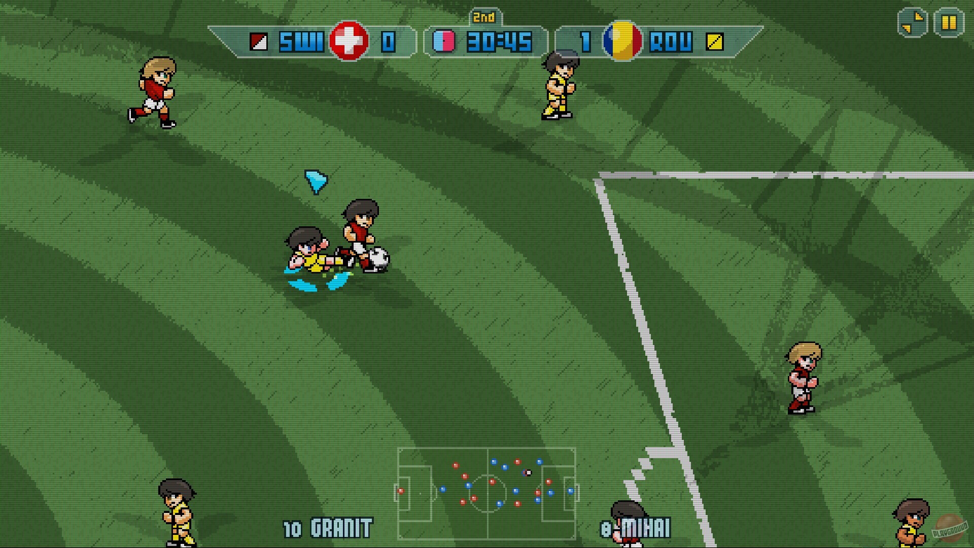Скриншот из игры Pixel Cup Soccer 17 - 26