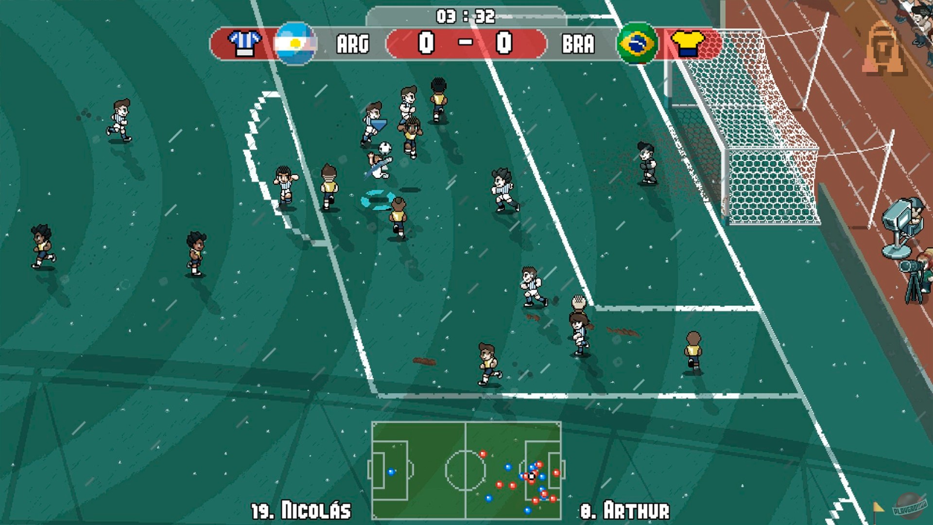 Скриншот из игры Pixel Cup Soccer 17 - 54
