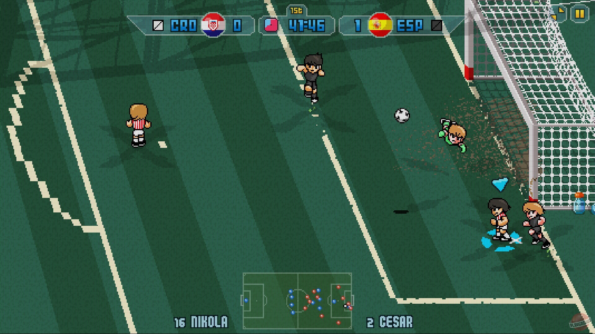 Скриншот из игры Pixel Cup Soccer 17 - 45