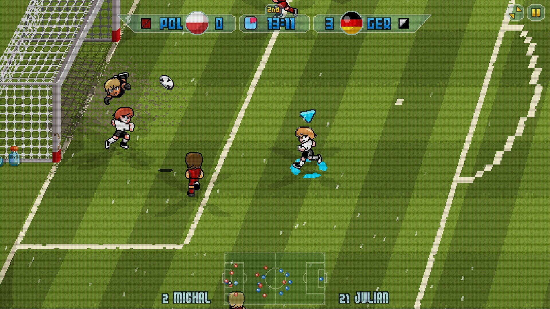 Скриншот из игры Pixel Cup Soccer 17 - 11