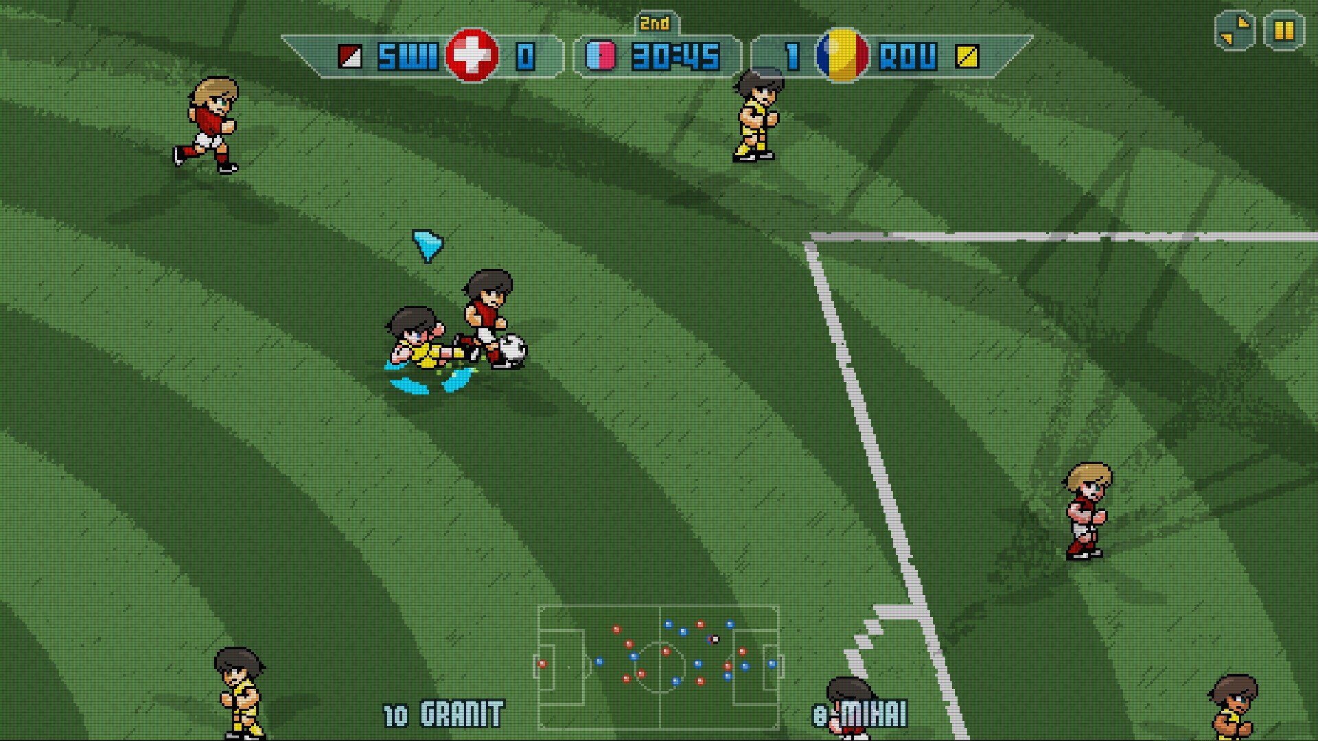 Скриншот из игры Pixel Cup Soccer 17 - 9