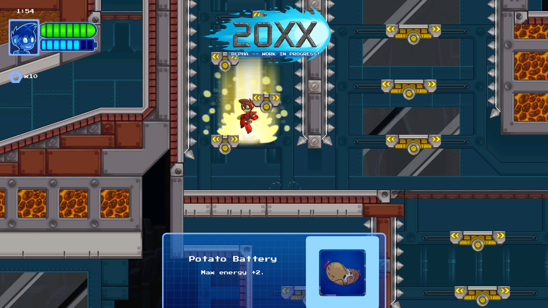 Скриншот из игры 20XX - 1