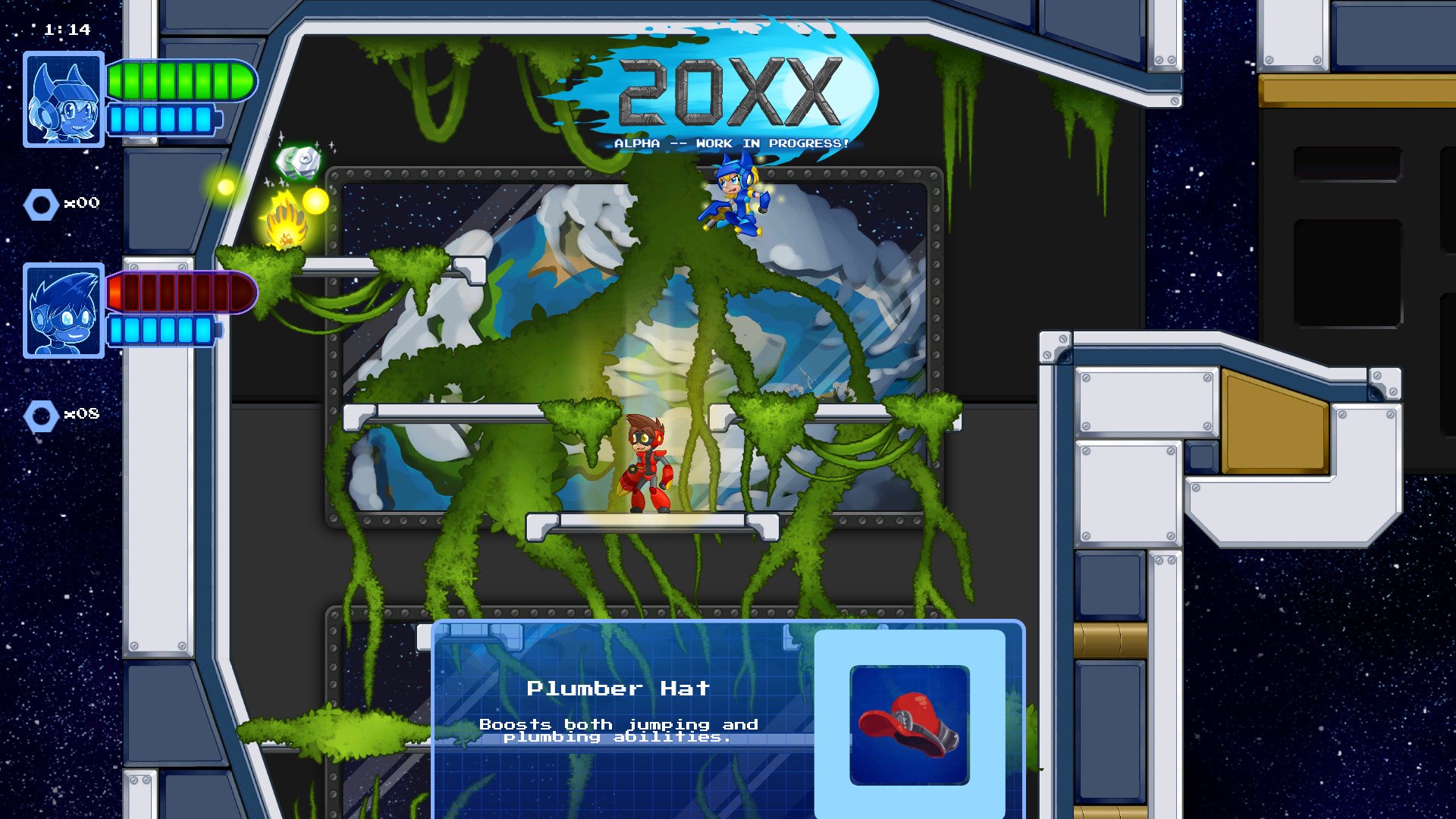 Скриншот из игры 20XX - 11