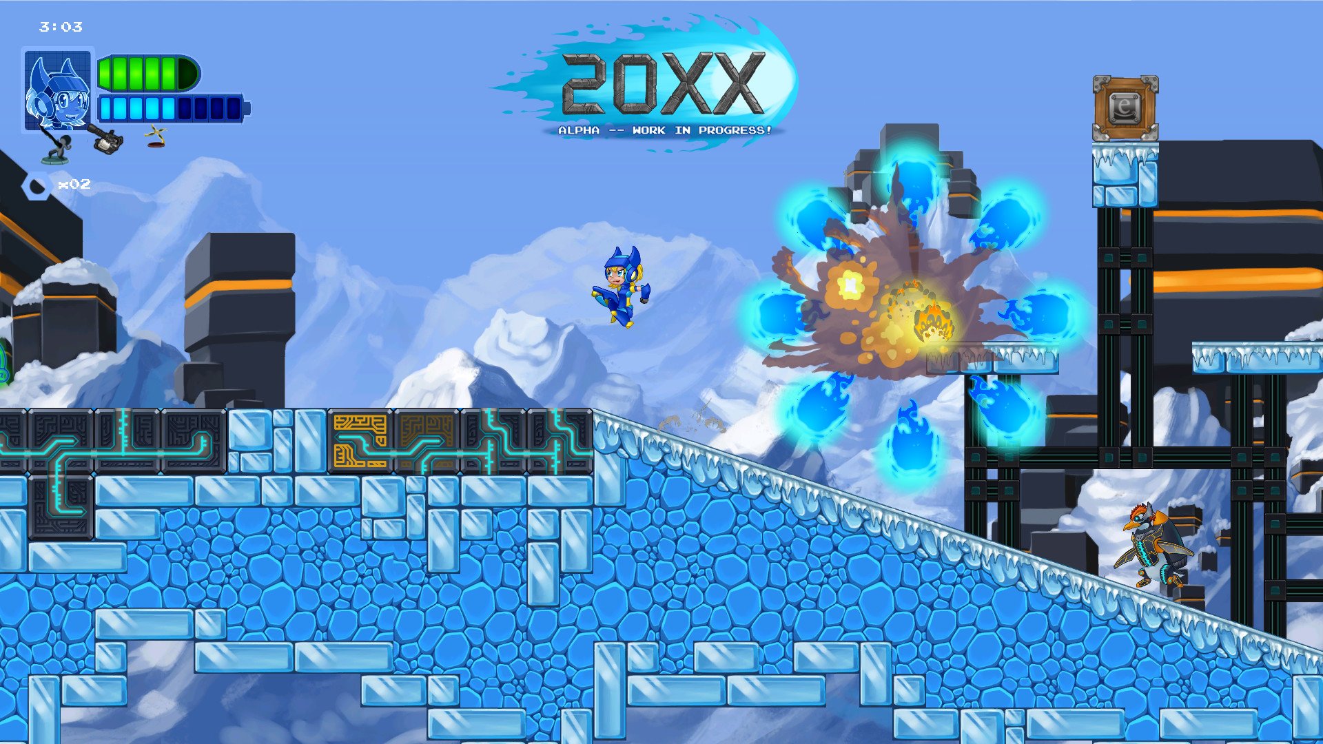 Скриншот из игры 20XX - 14