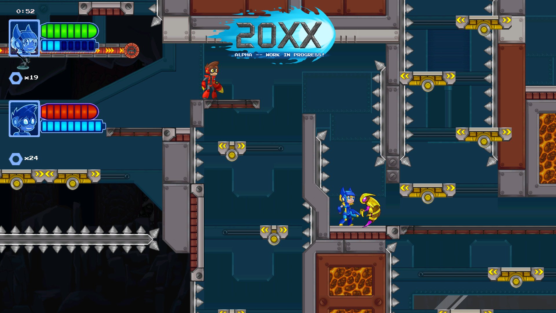 Скриншот из игры 20XX - 8
