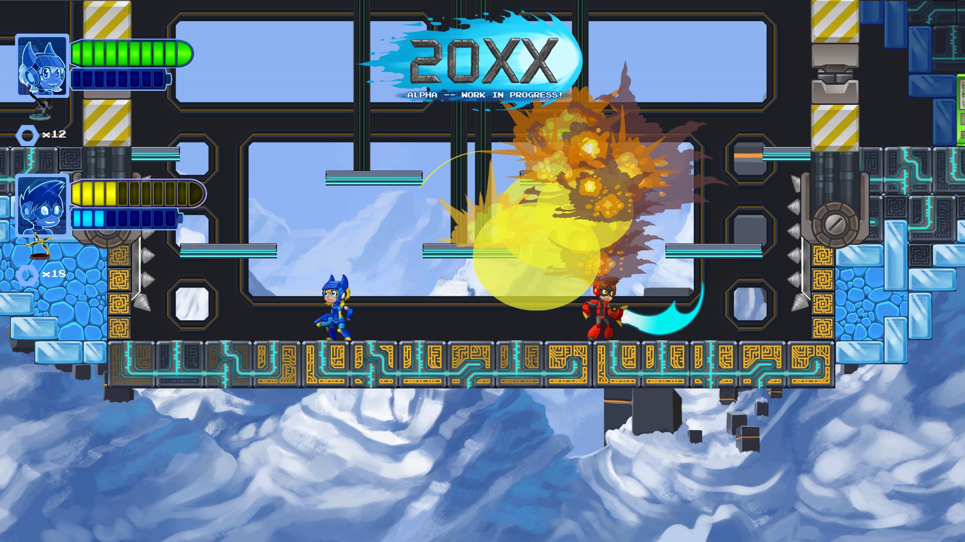 Скриншот из игры 20XX - 10