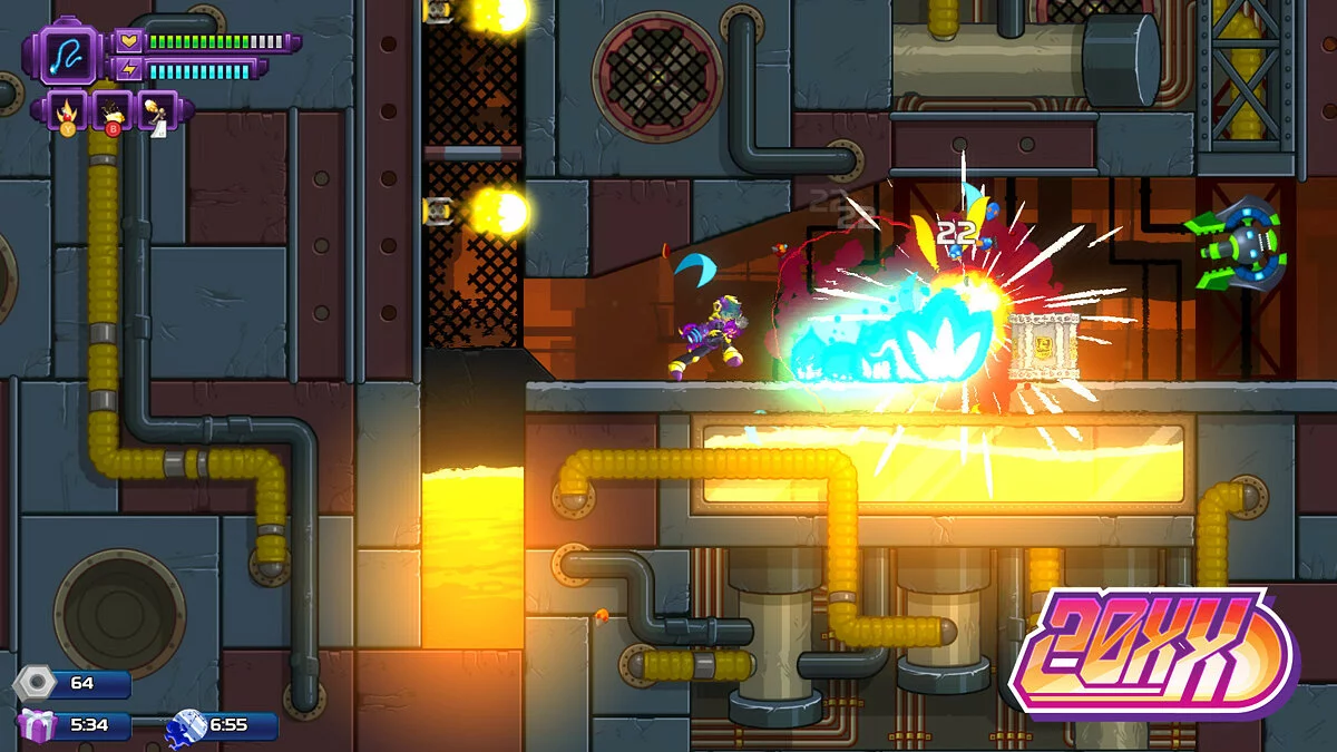 Скриншот из игры 20XX - 27