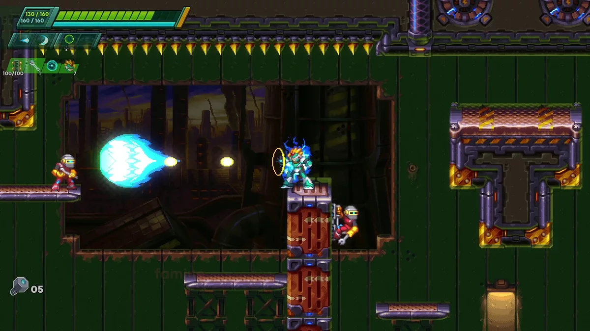 Скриншот из игры 30XX - 27