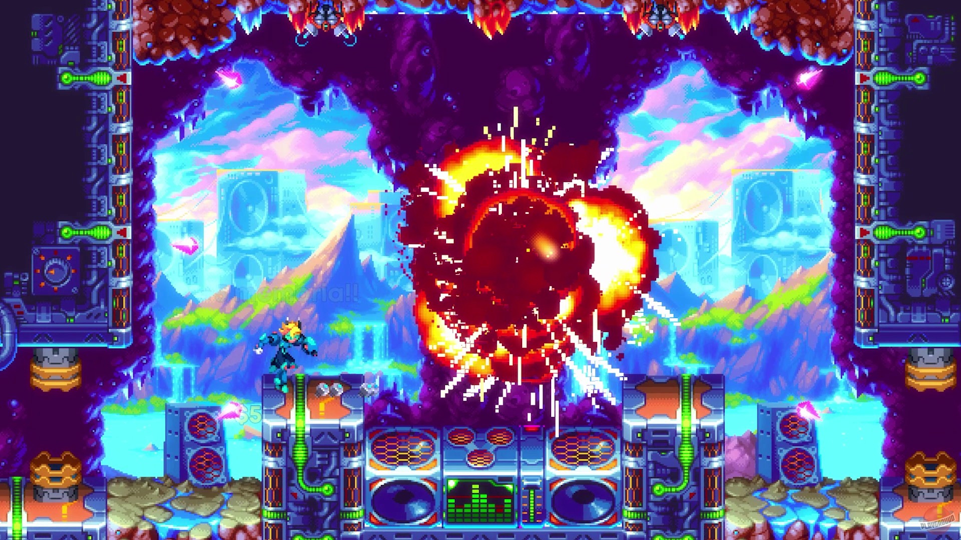 Скриншот из игры 30XX - 38