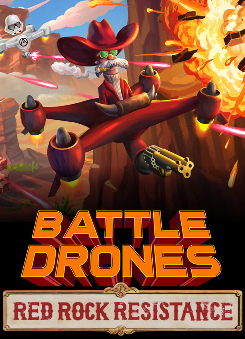 Обложка игры Battle Drones: Red Rock Resistance