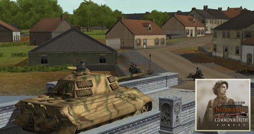 Скриншот из игры Combat Mission: Battle for Normandy Commonwealth Forces