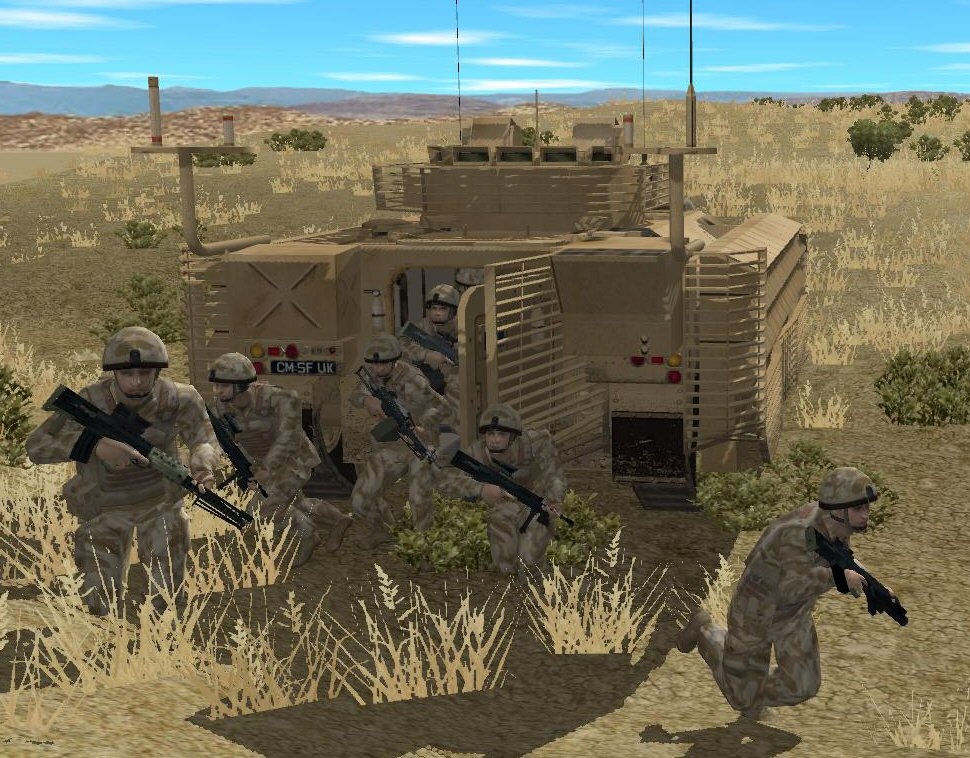 Скриншот из игры Combat Mission: Shock Force - British Forces - 32